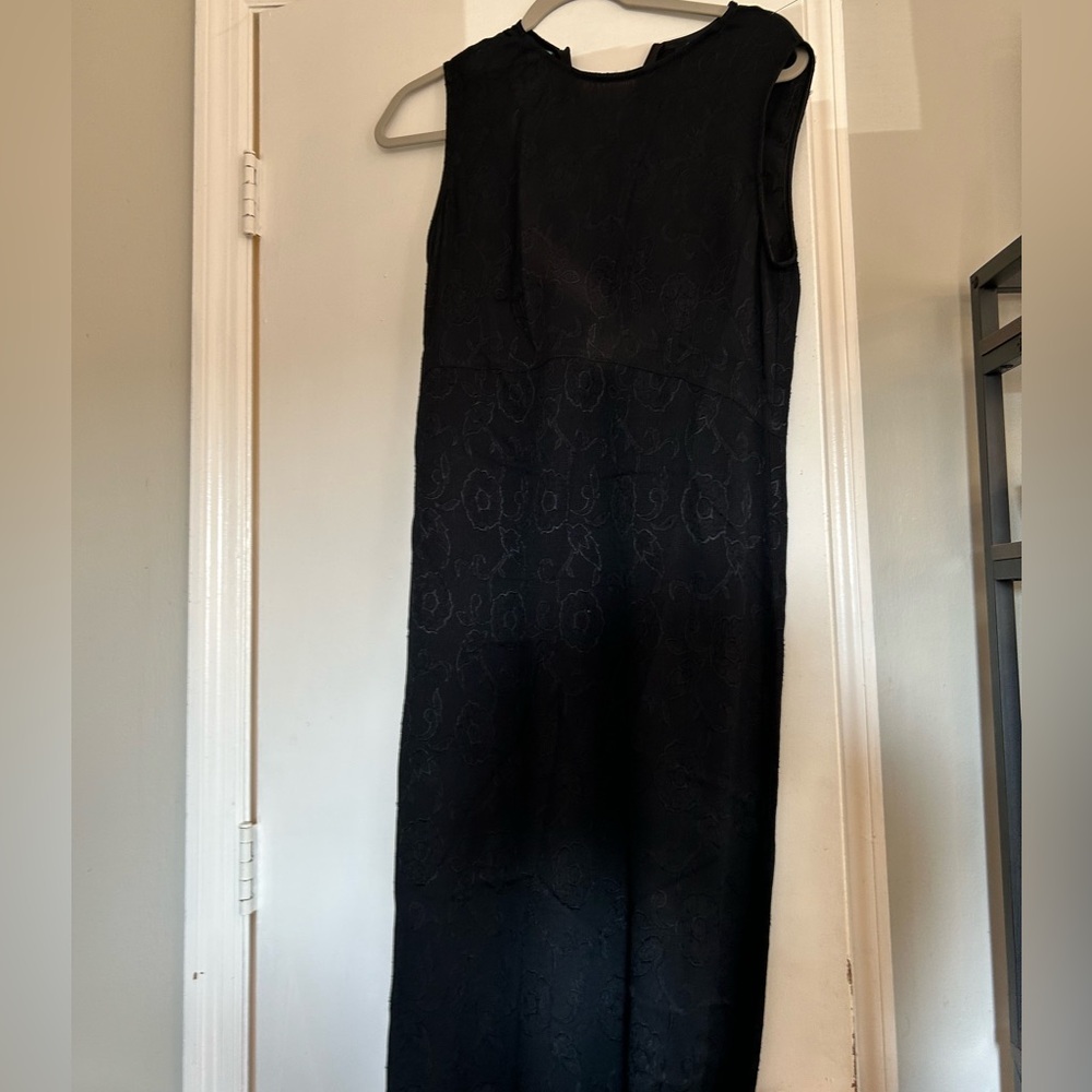 Onyx Nite by Wendye Chaitin Black Sleeveless Dress